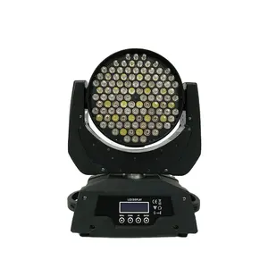 108*3W LEVOU DMX DJ Stage iluminação 108x3W Lavagem RGBW LEVOU luz Em Movimento da cabeça