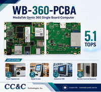 Ordinateur monocarte Meidatek Genio 360 AI de qualité supérieure, système embarqué EVB PCBA pour appareils intelligents