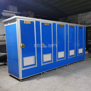 <b>Porta</b> <b>Potty</b> Trailer Prefabricated Portable Cabin Outdoor Public Camping Caravan Mobile Wc Toilet Bathroom Use - Product Image 5