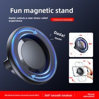 Accessoires de support magnétique pour téléphone, amusants à utiliser, vente en gros, autocollants magnétiques puissants pour lit, rotation à 360 degrés, image