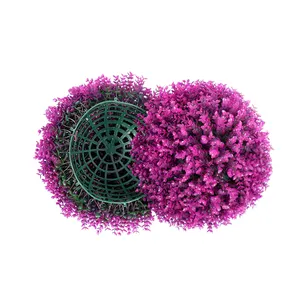 Panneaux de boules de buis artificielles pour le jardin Haie topiaire de haute qualité Fleurs et couronnes décoratives en plastique Palmier T/T