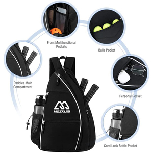 Nueva bolsa de deportes Pelotas Pickleball Paddles Bag Durable Tennis Bag Padel Rackets Pickleball Tennis Mochila para deportes - Product Image 4