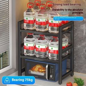 Estante Moderno para Horno de Microondas, Tipo Doble Independiente, Multifuncional, Plegable, de Metal, para el Hogar, de Fácil Instalación - Product Image 5