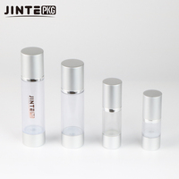 Flacon cosmétique sous vide en plastique AS de haute qualité avec pompe pulvérisatrice sans air, disponible en 15ml, 30ml, 50ml, 80ml, 100ml, 120ml – Vente en gros