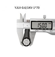 YJLV 0,6~1kV 1*70mm² Aluminiumleiter XLPE-isoliertes Stromkabel