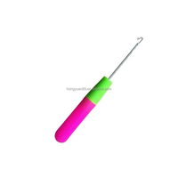 Usine en gros poignée en plastique Dreadlock Crochet crochet bricolage outils de coiffure loquet crochet Crochet aiguilles pour Extension de cheveux