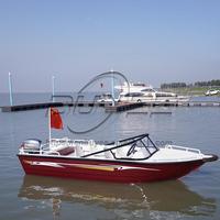 Bateau de pêche commercial à prix d'usine, 4,5 m/14,8 pi, coque en aluminium, bateau de luxe, bateau de sport