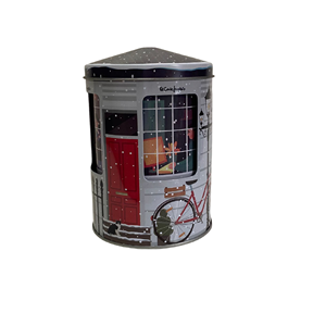 Christmas Decorative Metal Music Boxes Custom Carousel Music Box Metal Custom Music Box