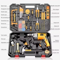 Kit combiné de perceuse à percussion multifonctionnelle de luxe 72 pièces, outils électriques, kit d'outils pour voiture, ensembles d'outils de perçage de câbles