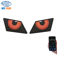 Panneau Led App Control Yeux clignotants Led Angel Eyes Écran clignotant programmable Led Eye Display pour écran de sac à dos de voiture