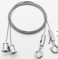 Kit de suspension pour tableaux Changyi de haute qualité, en cuivre nu, isolé en aluminium, gainé de PTFE, avec câble de plafond réglable
