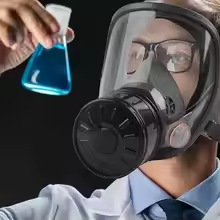 Máscara Respiratoria Facial Completa Tao Shield con Filtro de Cartucho, Protección Contra Gases Químicos, Reutilizable, de Goma de Alta Calidad - Product Image 4