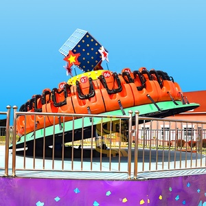 เครื่องเล่นสวนสนุก งานรื่นเริง อุปกรณ์เครื่องเล่นไฟเบอร์กลาส หมุนวนเต้นรำ - Product Image 3