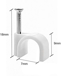 OEM Full Size <strong>Wall</strong> Cable Clip <strong>Nail</strong> for Fasten Telephone Wire Circle <strong>Nail</strong> Clap Cable Wire Clip From Factory - Product Image 3