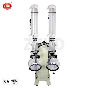 Evaporador Rotatorio Eléctrico de 50 Litros para Planta Piloto con Doble Condensador, Evaporador de Etanol - Product Image 6