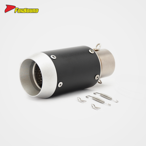 Tubo de escape universal para motocicleta de 51mm de fibra de carbono de acero inoxidable - Product Image 5