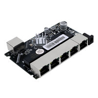 OEM/ODM 6 พอร์ตเครือข่าย gigabit โมดูลสวิทช์ใช้สำหรับการศึกษา/วิดีโอ RTL8367 ethernet switch pcba