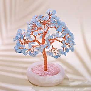 Artigianato in pietra Semi-preziosa con filo di rame a tema Love Feng Shui ornamento - Product Image 6