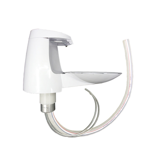 Ensemble de crachoir dentaire électrique en acier inoxydable avec robinet et bassin céramique rotatif - Product Image 6