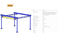 Kbk Professional 5t Spider Crane 2020 Support de moteur à cadre en acier de haute qualité Chargement nominal de 50 tonnes Nouveau moteur Pompe à engrenages Voiture d'occasion
