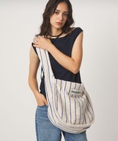 Tas Tangan Wanita Bergaya Premium Berkualitas Tinggi dengan Motif Garis dari Bahan Terry, Tas Selempang Kecil