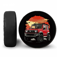 Housse de roue de secours pour camion et SUV avec option capot caméra, étanche et anti-poussière, pour protection de roue arrière, compatible SUV, camion et camping-car