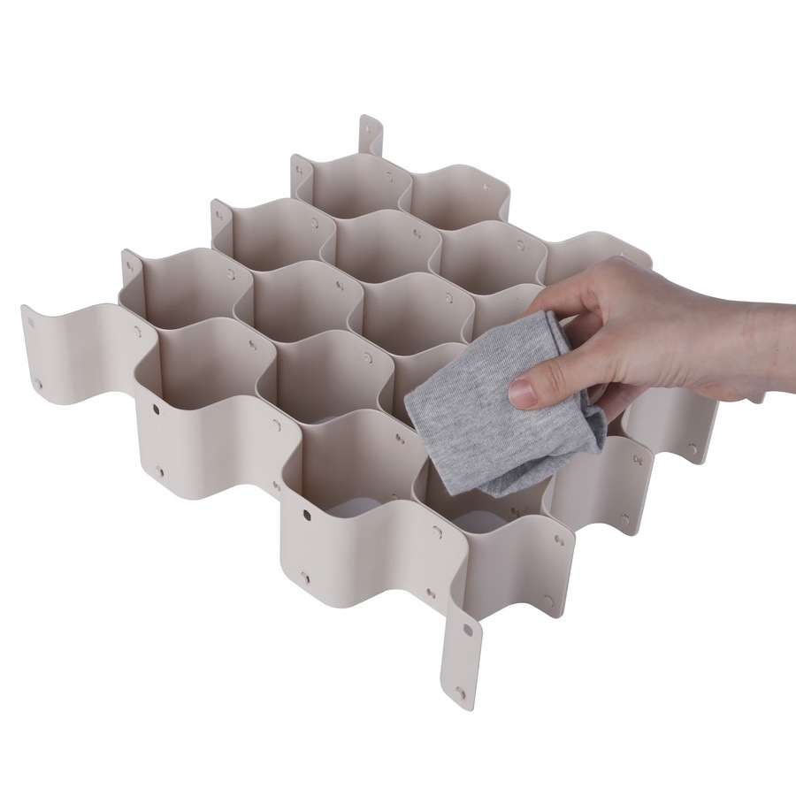 Lot De 10 Séparateurs De Tiroir Réglables – Organisateur Transparent Pour Cuisine, Bureau, Chambre (ajustable 28,5–50,5 Cm)