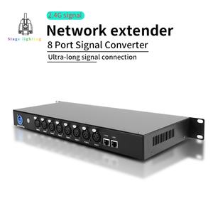 AICPOSE Nuevo Divisor DMX 512 de 8 Canales con Aislamiento Fotoeléctrico, Amplificador de Señal de 8 Vías, Modelo con Aislamiento Óptico - Product Image 1