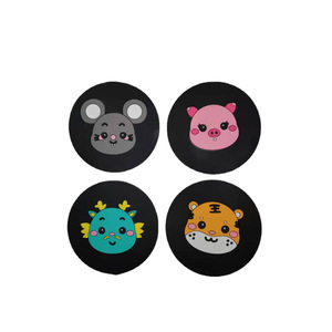 High Quality Heat Resistant Soft Rubber PVC <b>Silicone</b> Round Tea Cup <b>Coaster</b> for Drink - Product Image 3