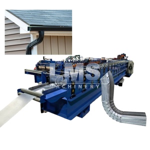 Máquina formadora de rollos para industrias agrícolas de construcción para tubo de drenaje de canalón, marco de acero, núcleo de rodamiento de Motor ajustado - Product Image 1
