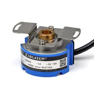 Codificador magnético elétrico OIH-48 de 48 mm, eixo rotativo 8 mm, furo 500/100/1024/2500 PPR para servo motor