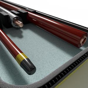 Estuche Rígido Personalizado para Tacos de Billar con Cierre, Estuche para Tacos de Snooker 3/4 - Product Image 2