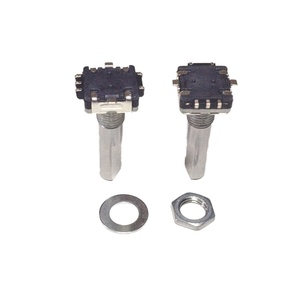 Codificador Rotatorio de Freno PEC11 SMD de 5 Pines con Mango Metálico de 6mm de Diámetro, Eje Plano, Incremental, Negro, Serie ED11 18/20/30 para Audio de Coche - Product Image 5