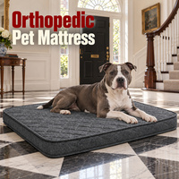 Matelas orthopédique pour chien avec housse amovible et lavable et dimensions personnalisées pour les marques d'animaux de compagnie