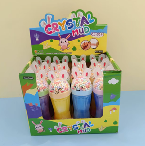 Botellas de Slime de Conejitos Coloridos con Perlas, Juguete de Plástico para Niños de 2 a 4 Años, Set de Accesorios de Plastilina Unisex - Product Image 5