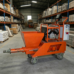 Máquina Eléctrica de Pulverización de Mortero de Alto Rendimiento, Pulverización Uniforme y Fuerte Adhesión <span class=keywords><strong>para</strong></span> Trabajos de Enlucido de Paredes - Product Image 4