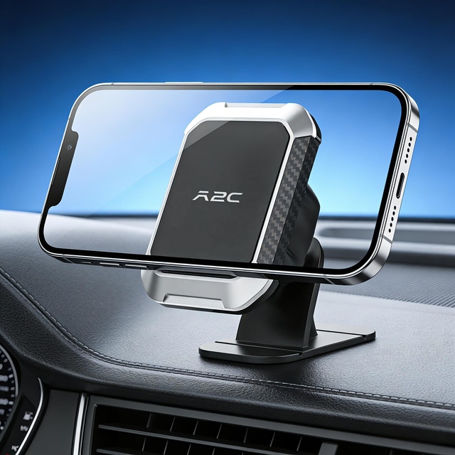 APPS2CAR Magnetic Car Phone Holder 360 Rotation Universal for Iphone Smartphone Dashboard 2026 New Design