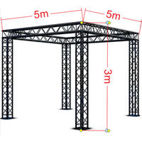 Soporte de Aluminio de Alta Calidad para Iluminación, Utilizado para Colgar Altavoces, Luces y Arcos de Truss para Eventos