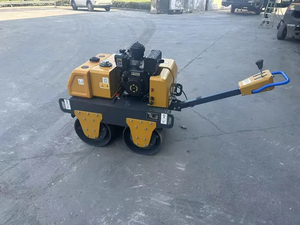 Rodillo Compactador Vibratorio de Doble Tambor XMR060 de 600 kg, Motor Confiable, Accionamiento Hidrostático, Listo para Excavación de Zanjas de Asfalto - Product Image 5
