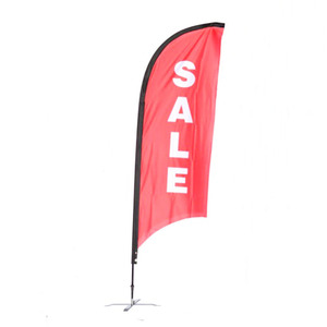 Quick Lead Time Custom Advertising Beach Flag High Quality Sublimation Printing Feather Banner Flag