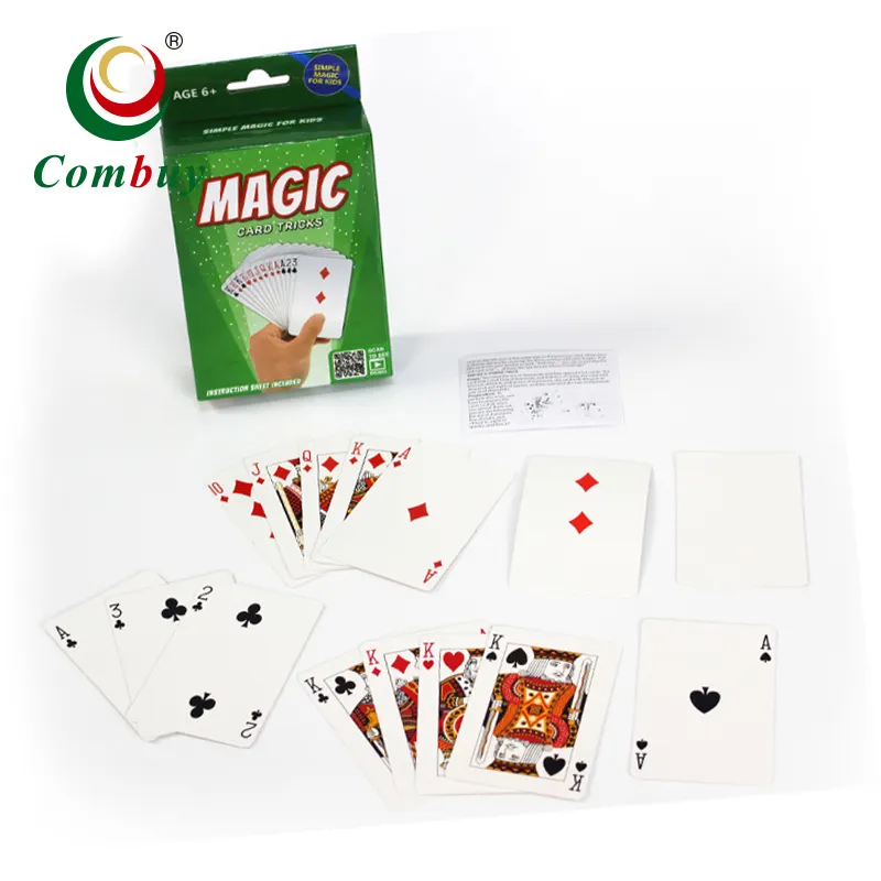 Низкая цена, Классическая легкая игра в покер, набор волшебных фокусов, карточка