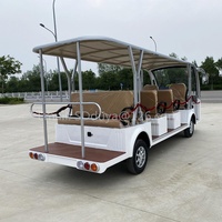 Meilleur bus électrique de tourisme DZY pour 14 personnes, chariot de golf et buggy pour excursions panoramiques, certifié CE AAA, 48v-72v, couleur personnalisable