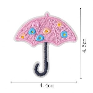 <b>Iron</b> on Cute Cartoon Embroidery Small Colorful Umbrella for Garment Decoration - Product Image 6