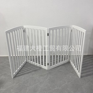 Portillon de sécurité pour animaux de compagnie en bois massif, pliable, grand modèle carré, hauteur 11,8 pouces, pour chiens et enfants - Product Image 4