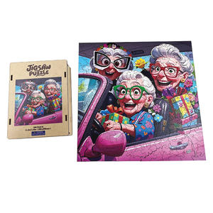 Meilleurs amis, <span class=keywords><strong>puzzle</strong></span> éducatif en bois écologique de 300 pièces pour les seniors, cadeau de mémoire d'amitié pour les femmes, cadeau de liaison - Product Image 1