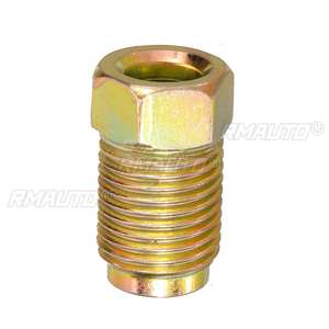 50 Piezas de Conectores de Tubería de Freno de Cobre Macho y Hembra, Tuercas Métricas M10 x 1 mm para Unión de Extremos de Tubo de 3/16'', Kit de Accesorios para Línea de Freno - Product Image 5