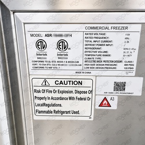 Tavolo Refrigerato Commerciale da 470L per Preparazione Cibo, Banco Frigo per Sandwich, Insalate e Pizza in Acciaio Inox R290 con Vaschette GN, Certificato ETL - Product Image 5