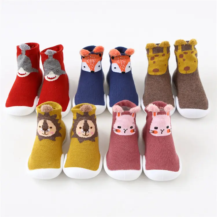 2020 New product sporty anti slip baby rubber shoes like socks and high quality boy girl baby shoes sock