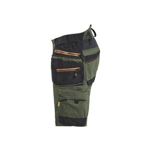 BLAKLADER - 197211494240C62 Craftsman <b>shorts</b> with two-way <b>stretch</b> Forest green/Rust - EAN 7330509951682 <b>WORK</b> TROUSERS - Product Image 4