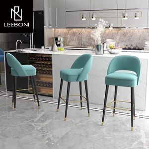 كرسي فاخر مخملي الارتفاع ، كرسي بار للطاولة - Product Image 2